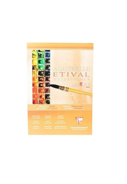 Bloco Aquarela A3 300g Etival c/10fls 96306C Clairfontaine
